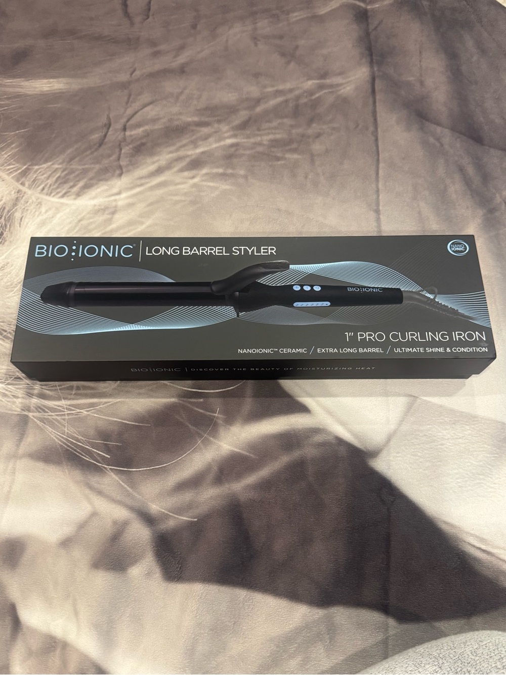 Bioionic 1” Pro curling iron long barrel styler